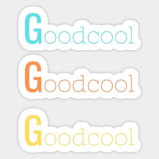 goodcool sticker Sticker